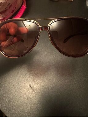 Oakley “Split time” Aviator-Style Brown and rose gold Gradient lenses Sunglasses